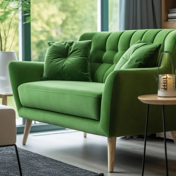 01_jako zařídit obývací pokoj se zelenou sedačkou