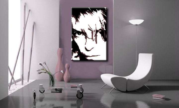 Ručně malovaný POP Art David Bowie 1 dílný db - 30x40 cm POP ART obrazy