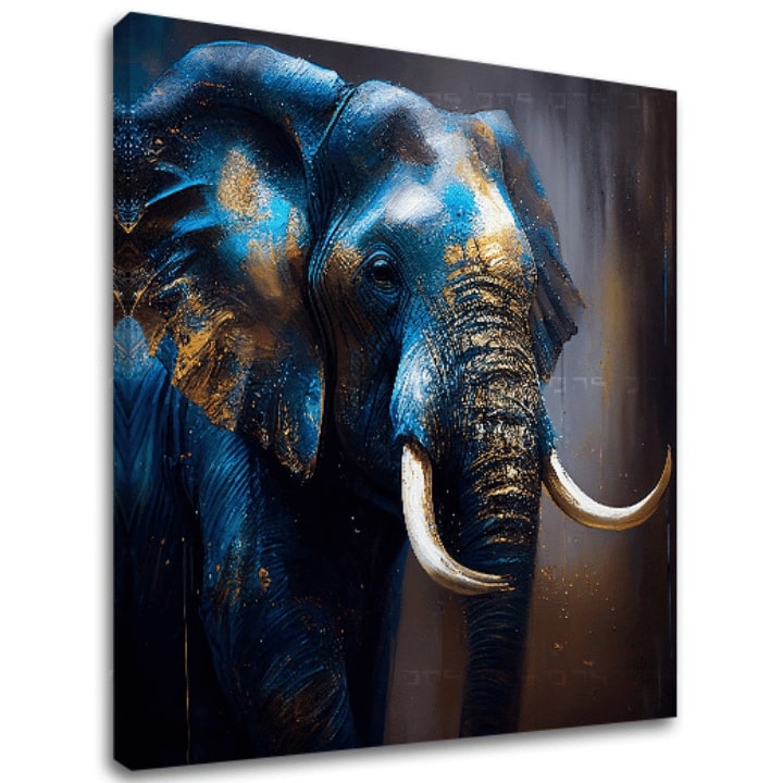 Dekorativní obraz na plátně - PREMIUM ART - Graceful Giant of Savannah 80x80 cm