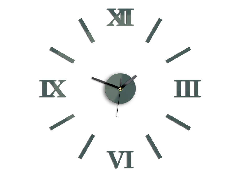 Moderní nástěnné hodiny NUMBER nalepovací hodiny na stěnu