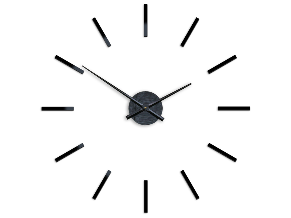 Moderní nástěnné hodiny SOLO nalepovací hodiny na stěnu