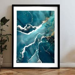 Nástěnný plakát s EXTRA efektem - Marble of Sea