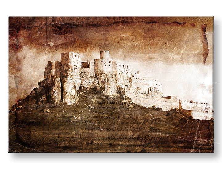 Spišský hrad / TOM LORIS 020SK1 - 150x100 cm 1 dílny obraz
