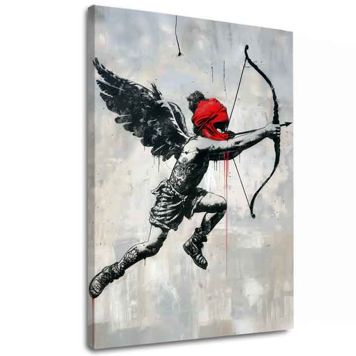 Obrázek CUPID\'S AIM on canvas | Akrylové detaily