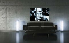 Ručně malovaný POP ART obraz AL CAPONE | různé velikosti