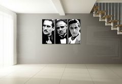 Ručně malovaný POP ART obraz GODFATHER 150x100 cm