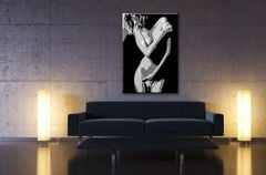 Ručně malovaný POP ART obraz NUDE WOMAN 70x100 cm